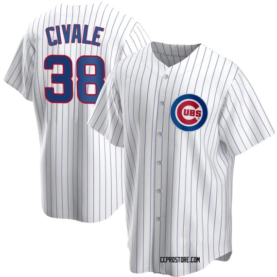 Chicago Cubs Aaron Civale White Replica Youth Home Player Jersey