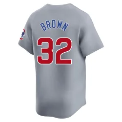 Chicago Cubs Ben Brown Brown Limited Youth Gray Road Player Jersey
