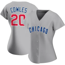 Chicago Cubs Ben Cowles Gray Authentic Women's Road Player Jersey