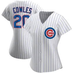 Chicago Cubs Ben Cowles White Replica Women's Home Player Jersey