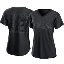 Chicago Cubs Cade Horton Black Replica Women's Pitch Fashion Player Jersey