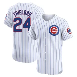 Chicago Cubs Caleb Thielbar White Elite Men's Home Player Jersey