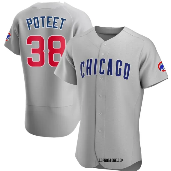 Chicago Cubs Cody Poteet Gray Authentic Men's Road Player Jersey