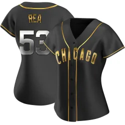 Chicago Cubs Colin Rea Black Golden Replica Women's Alternate Player Jersey