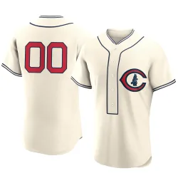 Chicago Cubs Custom Cream Authentic Men's 2022 Field Of Dreams Player Jersey