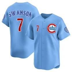 Chicago Cubs Dansby Swanson Royal Limited Men's 2nd Alternate Player Jersey