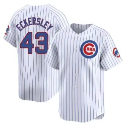 Chicago Cubs Dennis Eckersley White Limited Men's Home Player Jersey