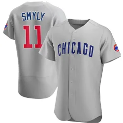 Chicago Cubs Drew Smyly Gray Authentic Men's Road Player Jersey