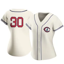 Chicago Cubs Edward Cabrera Cream Replica Women's 2022 Field Of Dreams Player Jersey