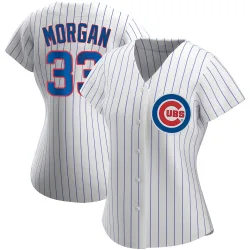 Chicago Cubs Eli Morgan White Replica Women's Home Player Jersey