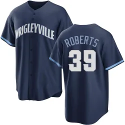 Chicago Cubs Ethan Roberts Navy Replica Men's 2021 City Connect Player Jersey