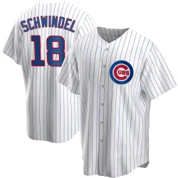 Chicago Cubs Frank Schwindel White Replica Youth Home Player Jersey