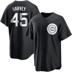 Chicago Cubs Hunter Harvey White Replica Youth Black/ Player Jersey
