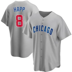 Chicago Cubs Ian Happ Gray Replica Youth Road Player Jersey