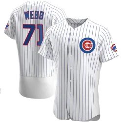 Chicago Cubs Jacob Webb White Authentic Men's Home Player Jersey