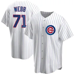 Chicago Cubs Jacob Webb White Replica Youth Home Player Jersey