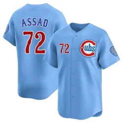Chicago Cubs Javier Assad Royal Limited Men's 2nd Alternate Player Jersey