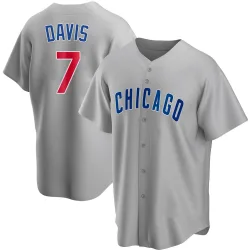 Chicago Cubs Jody Davis Gray Replica Youth Road Player Jersey