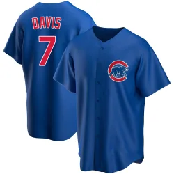 Chicago Cubs Jody Davis Royal Replica Men's Alternate Player Jersey