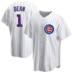 Chicago Cubs Justin Dean White Replica Men's Home Player Jersey