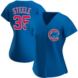 Chicago Cubs Justin Steele Royal Authentic Women's Alternate Player Jersey
