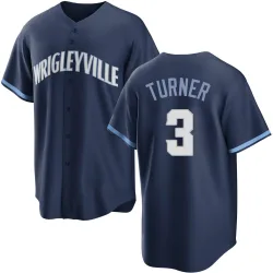 Chicago Cubs Justin Turner Navy Replica Men's 2021 City Connect Player Jersey