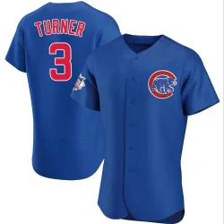 Chicago Cubs Justin Turner Royal Authentic Men's Alternate Player Jersey