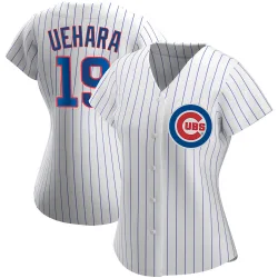Chicago Cubs Koji Uehara White Authentic Women's Home Player Jersey