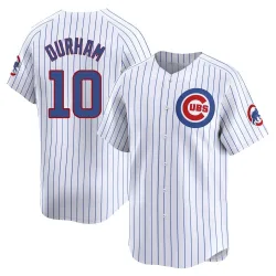 Chicago Cubs Leon Durham White Limited Youth Home Player Jersey