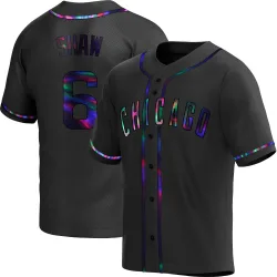 Chicago Cubs Matt Shaw Black Holographic Replica Youth Alternate Player Jersey
