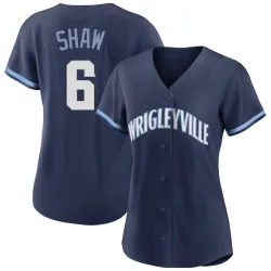 Chicago Cubs Matt Shaw Navy Authentic Women's 2021 City Connect Player Jersey