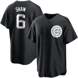 Chicago Cubs Matt Shaw White Replica Men's Black/ Player Jersey