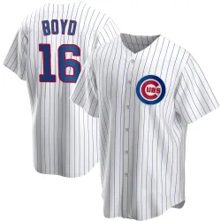 Chicago Cubs Matthew Boyd White Replica Men's Home Player Jersey