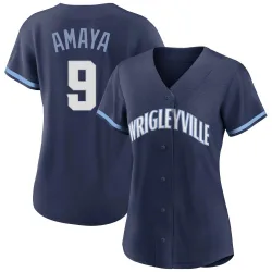 Chicago Cubs Miguel Amaya Navy Authentic Women's 2021 City Connect Player Jersey
