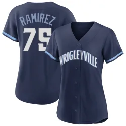 Chicago Cubs Pedro Ramirez Navy Authentic Women's 2021 City Connect Player Jersey