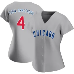 Chicago Cubs Pete Crow-Armstrong Gray Authentic Women's Road Player Jersey