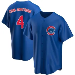 Chicago Cubs Pete Crow-Armstrong Royal Replica Men's Alternate Player Jersey