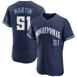 Chicago Cubs Riley Martin Navy Authentic Men's 2021 City Connect Player Jersey