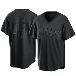 Chicago Cubs Rod Beck Black Replica Youth Pitch Fashion Player Jersey