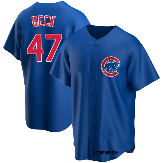 Chicago Cubs Rod Beck Royal Replica Men's Alternate Player Jersey