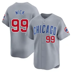 Chicago Cubs Rowan Wick Gray Limited Youth Road Player Jersey