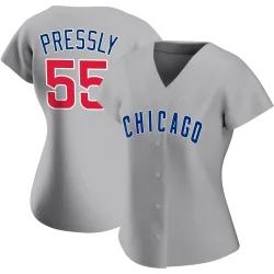 Chicago Cubs Ryan Pressly Gray Replica Women's Road Player Jersey
