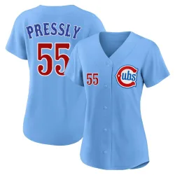 Chicago Cubs Ryan Pressly Royal Limited Women's 2nd Alternate Player Jersey