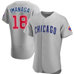 Chicago Cubs Shota Imanaga Gray Authentic Men's Road Player Jersey