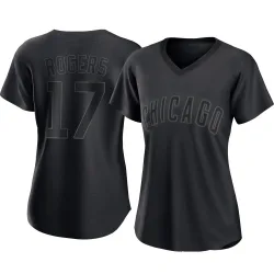 Chicago Cubs Taylor Rogers Black Authentic Women's Pitch Fashion Player Jersey