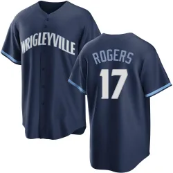 Chicago Cubs Taylor Rogers Navy Replica Men's 2021 City Connect Player Jersey