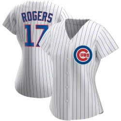 Chicago Cubs Taylor Rogers White Authentic Women's Home Player Jersey