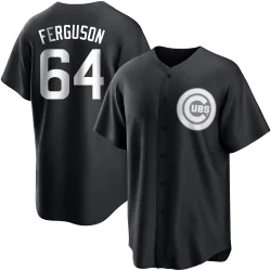 Chicago Cubs Tyler Ferguson White Replica Youth Black/ Player Jersey